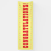 おめでとうございます – バナーのジャイアントワード 横断幕 (縦)