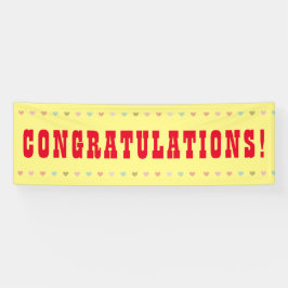 おめでとうございます – バナーのジャイアントワード 横断幕