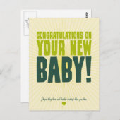 おめでとうございます ポストカード (正面/裏面)