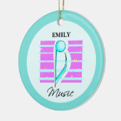 おめでとうございます、ミュージカルの実績 セラミックオーナメント (左)