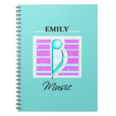 おめでとうございます、ミュージカルの実績 ノートブック (正面)