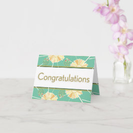 おめでとうございます – レトロアールデコフルムドガーデン カード