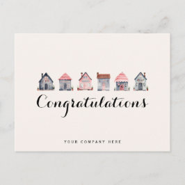 おめでとうございます！不動産新築住宅オーナー ポストカード