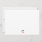 おめでとうございます、勇気付けられるノテカードポストカード サンキューカード (裏面)