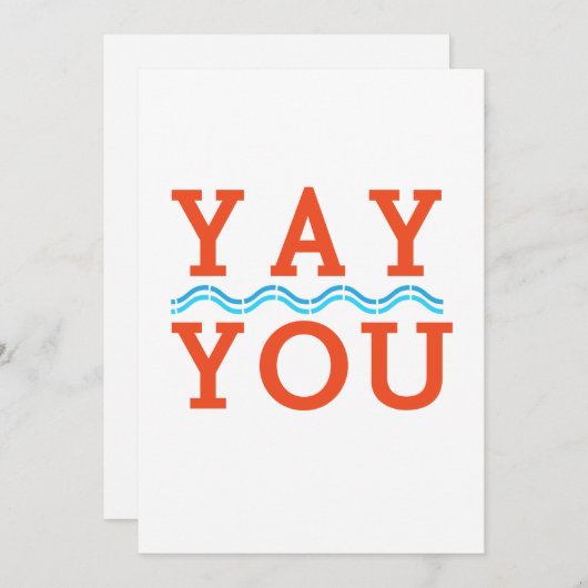 おめでとうございます、勇気付けられるノテカードポストカード サンキューカード (正面/裏面)