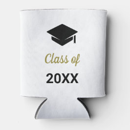 おめでとうございます！卒業クラス 任意の年の卒業帽 缶クーラー