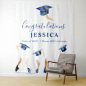 おめでとうございます 卒業生 バックドロップ フォトブース タペストリー (インサイチュ)