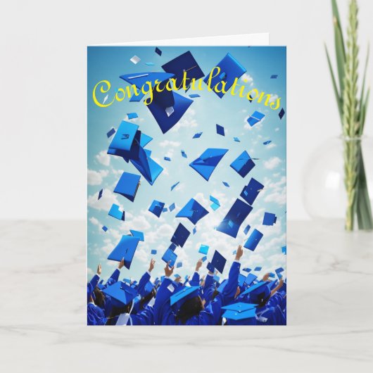 おめでとうございます – 卒業 シーズンカード (正面)