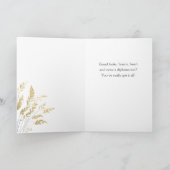 おめでとうございます 卒業 植物 卒業写真 カード (内部)