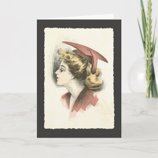 おめでとうございます:大学または高校卒業 カード (正面)