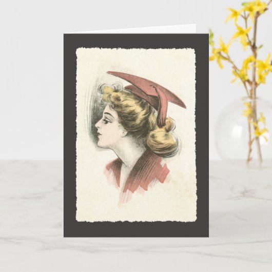 おめでとうございます：大学または高校卒業 カード (黄色い花)