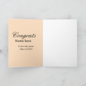 おめでとうございます 大学名 20XX年度卒業生 カード (内部)
