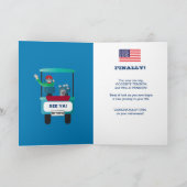 おめでとうございます！引退ゴルファー ゴルフカート カード (内部)