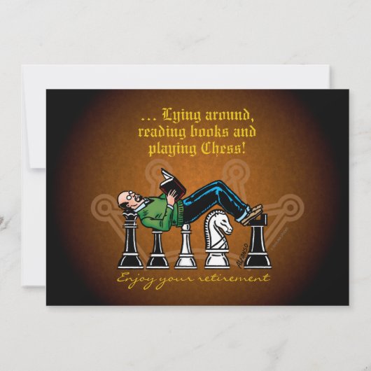 おめでとうございます 引退祝い フラット グリーティング カード (裏面)