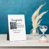 おめでとうございます 引退 フォト 名前 日付 mi を追加 フォトプラーク (側面)