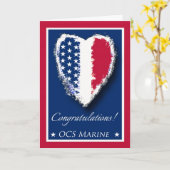 おめでとうございます、役員候補者スクール、マリン カード (黄色い花)