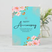 おめでとうございます 心からの願いを込めて 招待状 (スタンド正面)