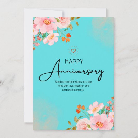 おめでとうございます 心からの願いを送ります 招待状 (正面)