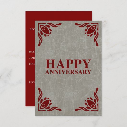 おめでとうございます 招待状 (正面/裏面)