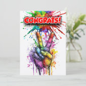 おめでとうございます 招待状 (スタンド正面)