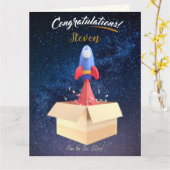 おめでとうございます/新しい事業用機能 カード (黄色い花)