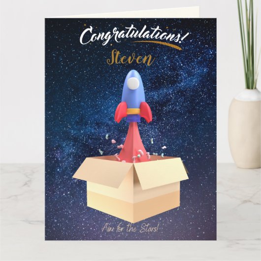 おめでとうございます/新しい事業用機能 カード (正面)