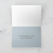 おめでとうございます（新しい仕事の） カード (内部)