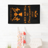 おめでとうございます！新しい仕事 横断幕 (インサイチュ)