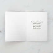 おめでとうございます　新しい赤ちゃんまたは養子家族 サンキューカード (内部)