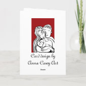 おめでとうございます – 新生児カード カード (裏面)