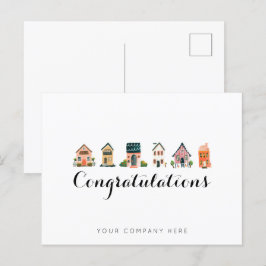 おめでとうございます!新築マイホームオーナー ポストカード
