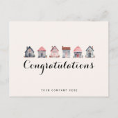 おめでとうございます!新築マイホームオーナー ポストカード (正面)