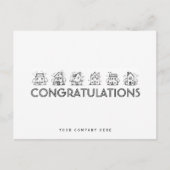 おめでとうございます！新築マイホームオーナー ポストカード (正面)