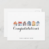 おめでとうございます！新築住宅のオーナー様に ポストカード (正面/裏面)