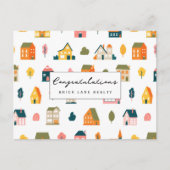 おめでとうございます 新築住宅オーナー リアルティ ポストカード (正面)