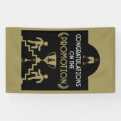 おめでとうございます 昇進 横断幕 (横)