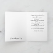 おめでとうございます 牧師 折り紙のグリーティングカード カード (内部)