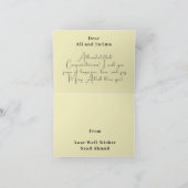 おめでとうございます 結婚お祝い カード (内部)