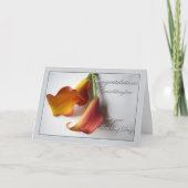 おめでとうございます、結婚式の日 カード (正面)