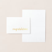 おめでとうございます 金箔 箔カード (ディスプレー)