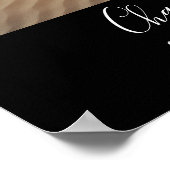 おめでとうございますBoho卒業式ウェルカムフォトサイン ポスター (角)