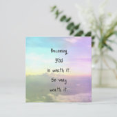 おめでとうございますdoTERRAカード 招待状 (スタンド正面)