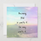 おめでとうございますdoTERRAカード 招待状 (正面)