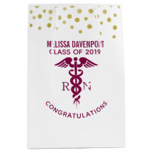 おめでとうございますRNナース大学院赤カドゥセウス