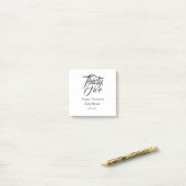 おめでとうご退職 太文字 名前 年 エレガント シンプル ポストイット (デスク上)