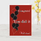 おめでとうそれをしました! カード (黄色い花)