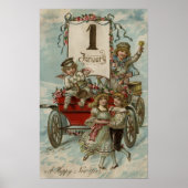 おめでとうのまわりに子ども ポスター (正面)