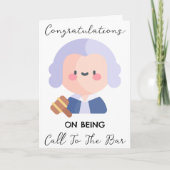 おめでとうのカードをバーに呼ぶ カード (正面)