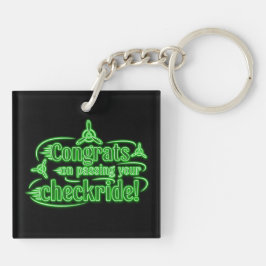 おめでとうのチェックライド通過！ キーホルダー