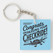 おめでとうのチェックライド通過！ キーホルダー (正面)